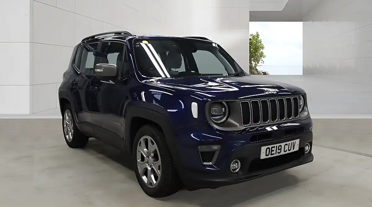 Used 2019 Jeep Renegade Limited Blue - Front View