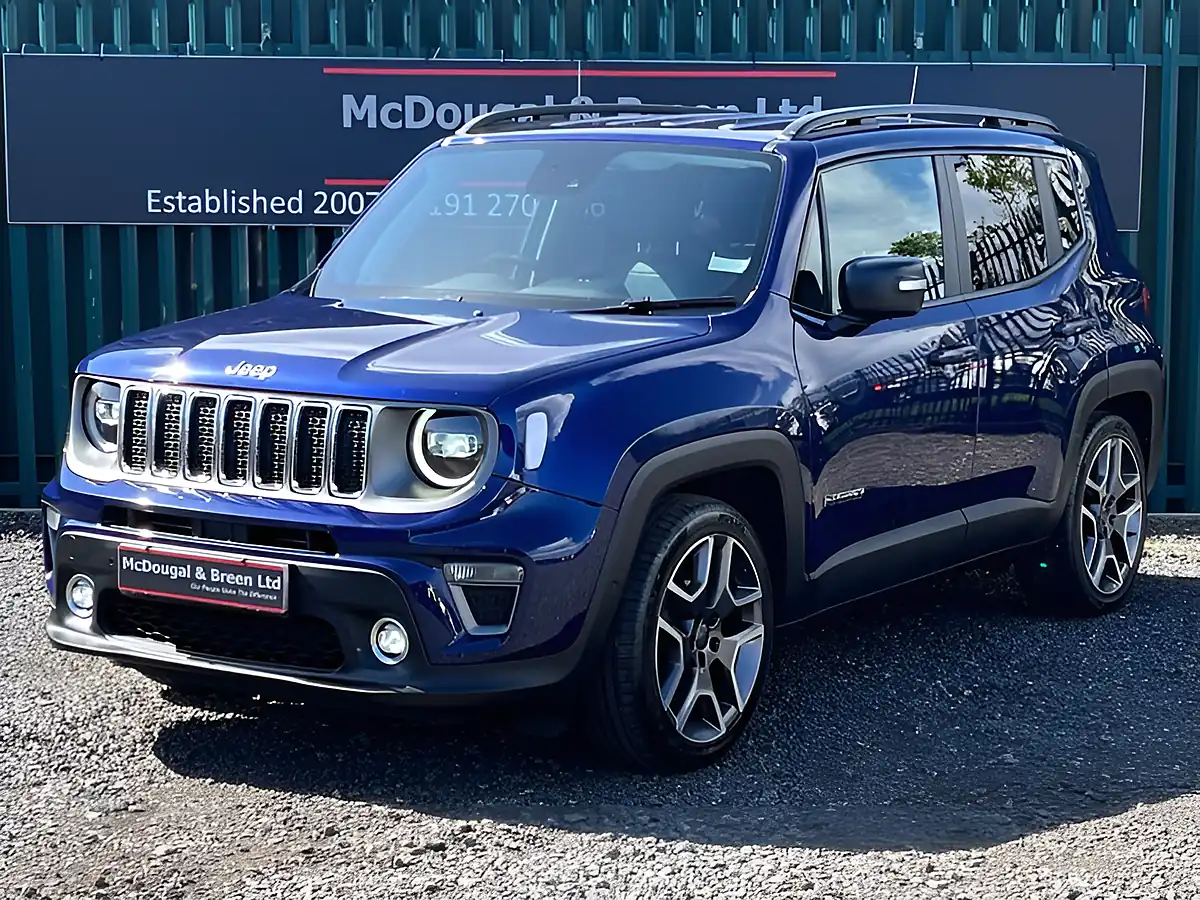 Used 2019 Jeep Renegade Limited Blue - Front View