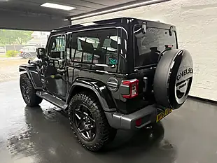 Used 2019 Jeep Wrangler Sahara Black - Interior and Exterior details 11