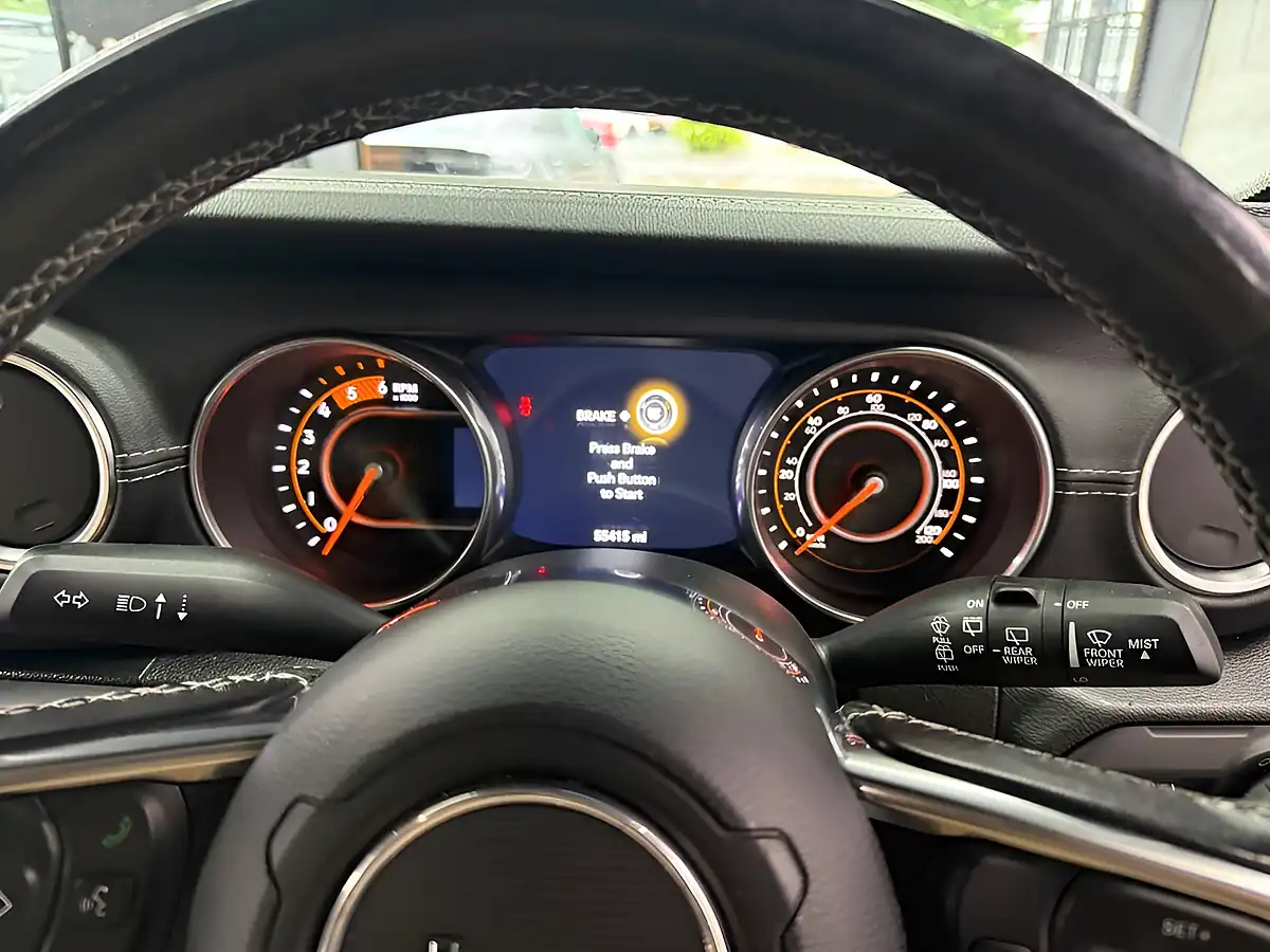 Used 2019 Jeep Wrangler Sahara Black - Interior and Exterior details 12