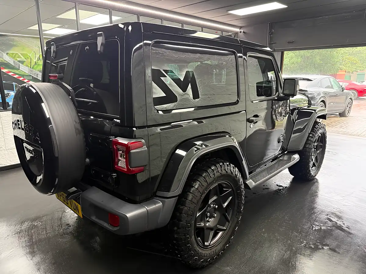 Used 2019 Jeep Wrangler Sahara Black - Interior and Exterior details 13