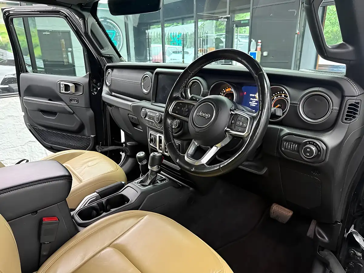 Used 2019 Jeep Wrangler Sahara Black - Interior and Exterior details 4