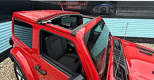 Used 2019 Jeep Wrangler Sahara Firecracker Red - Interior and Exterior details 11