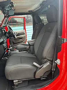 Used 2019 Jeep Wrangler Sahara Firecracker Red - Interior and Exterior details 9