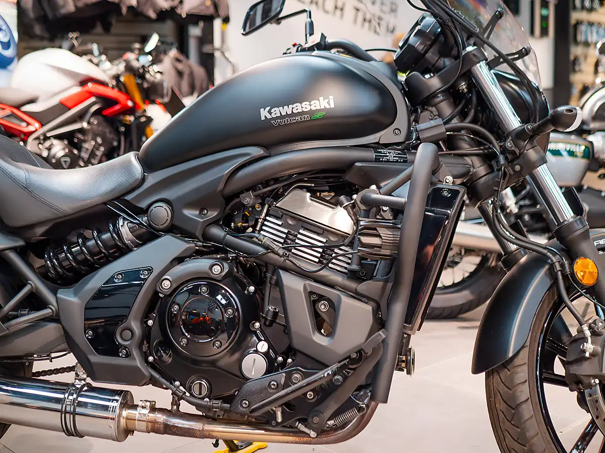 Used 2019 Kawasaki Vulcan S Metallic Matte Covert Green - Interior and Exterior details 5