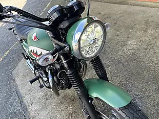 Used 2019 Kawasaki W800 Classic Ej Green - Interior and Exterior details 11