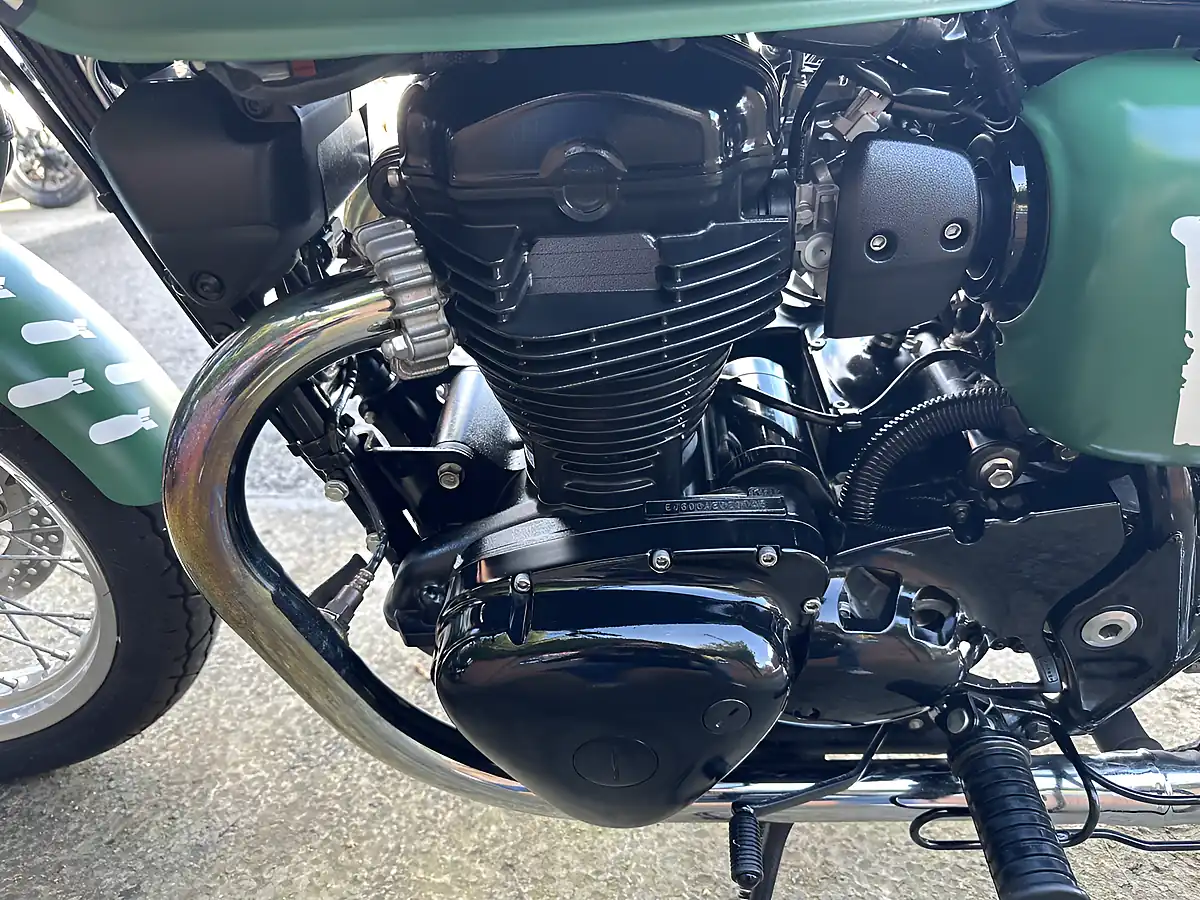 Used 2019 Kawasaki W800 Classic Ej Green - Interior and Exterior details 15