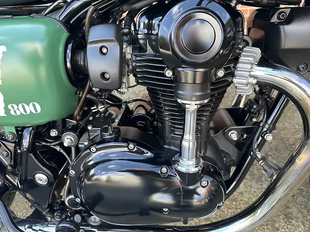 Used 2019 Kawasaki W800 Classic Ej Green - Interior and Exterior details 9