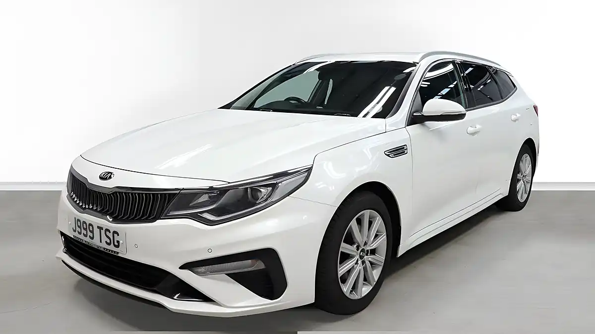 Used 2019 Kia Optima 2 Sportswagon White - Interior and Exterior details 2