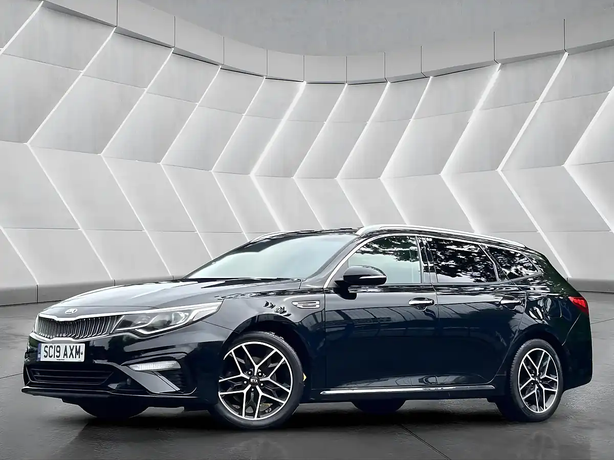 Used 2019 Kia Optima 3 Sportswagon Black - Front View