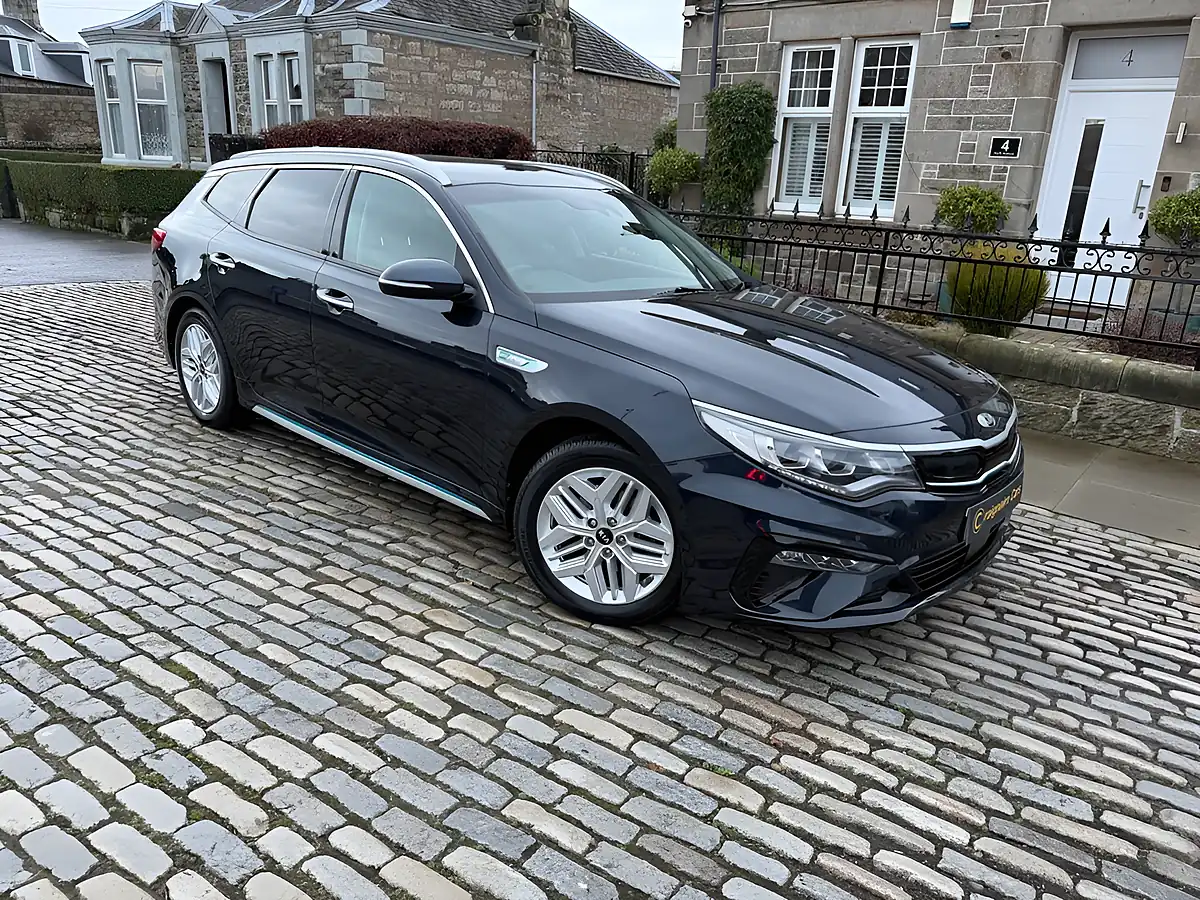 Used 2019 Kia Optima Sportswagon Blue - Front View