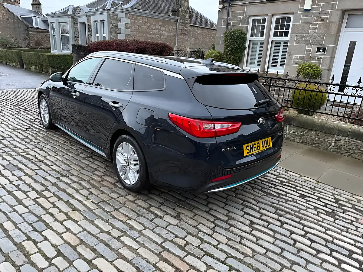 Used 2019 Kia Optima Sportswagon Blue - Interior and Exterior details 4
