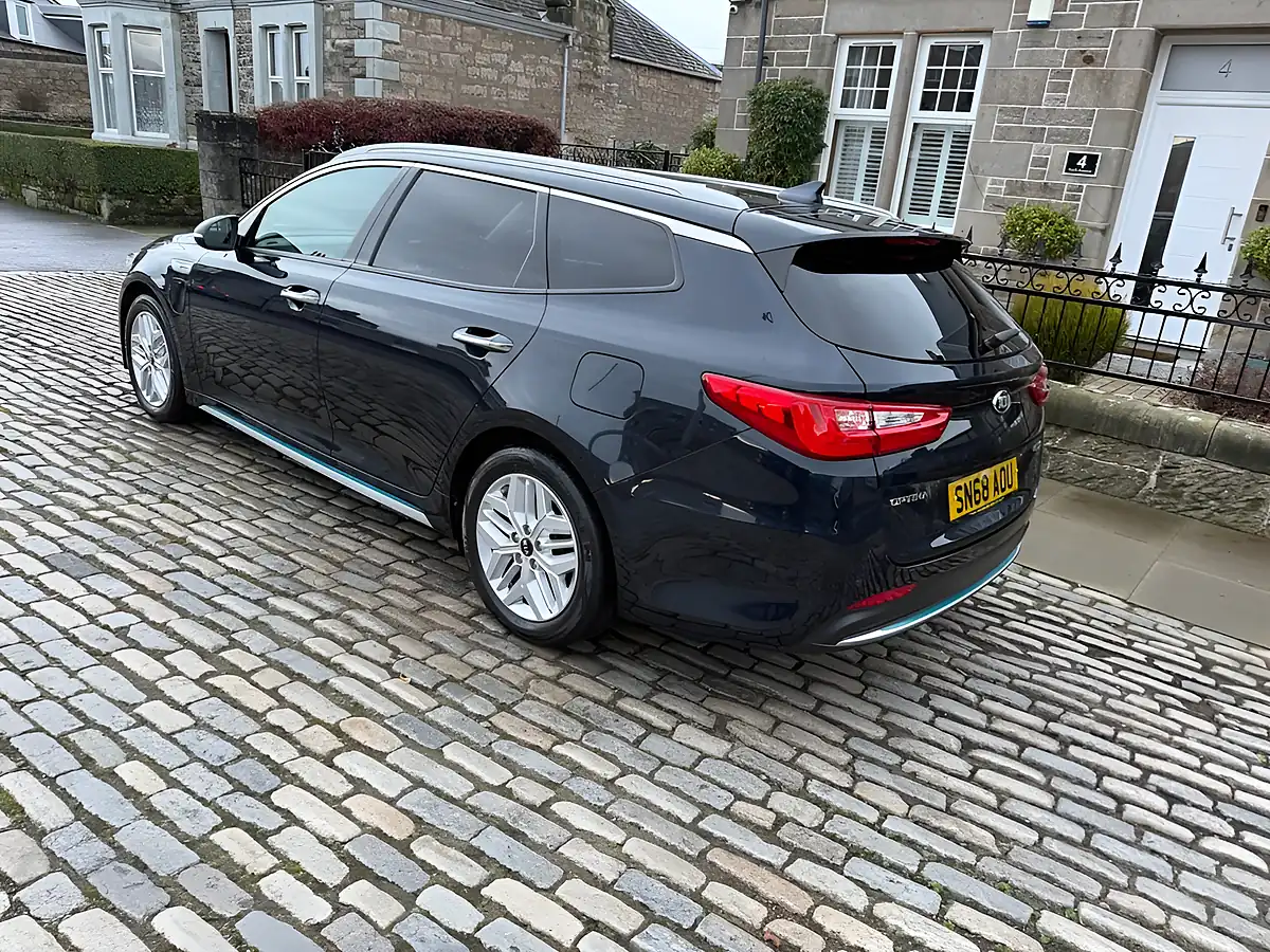 Used 2019 Kia Optima Sportswagon Blue - Interior and Exterior details 8