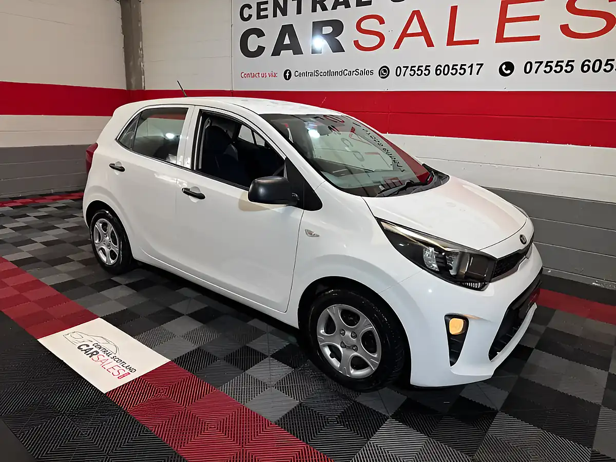 Used 2019 Kia Picanto 1 White - Front View
