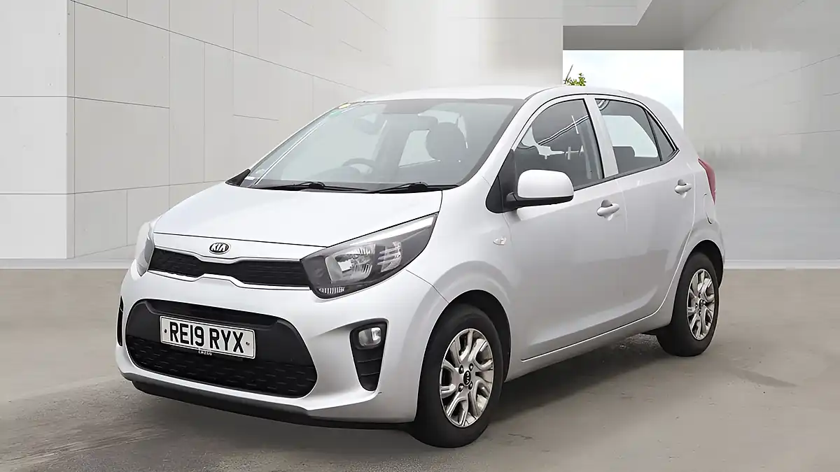Used 2019 Kia Picanto 2 Silver - Front View