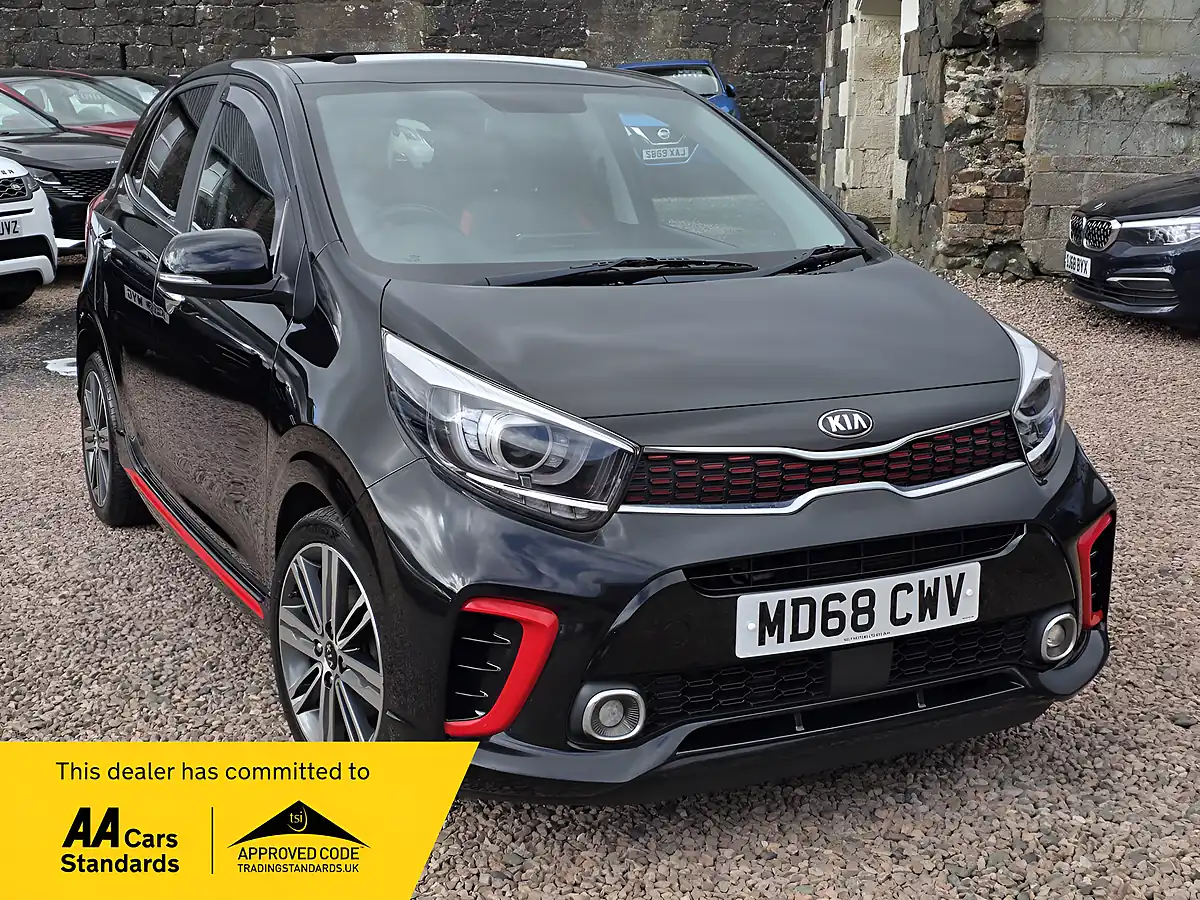 Used 2019 Kia Picanto GT-Line S Midnight Black - Front View