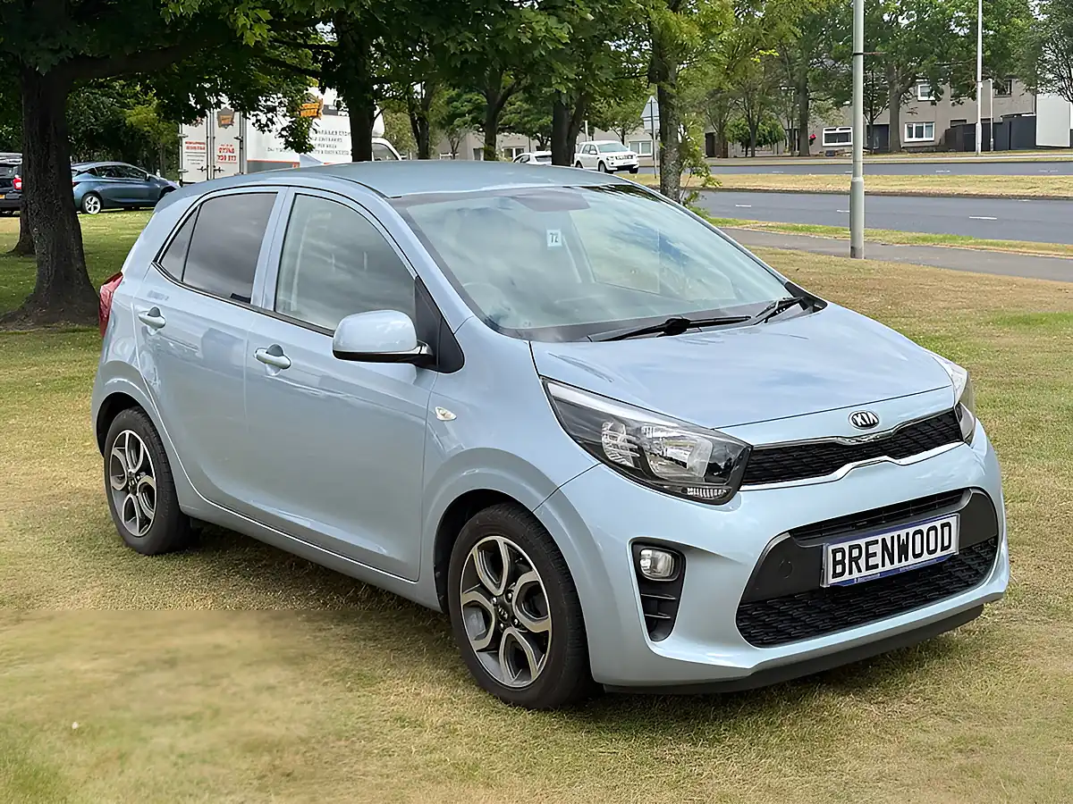 Used 2019 Kia Picanto Wave Blue - Front View