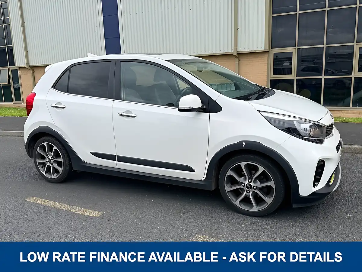 Used 2019 Kia Picanto X-Line S Clear White - Front View