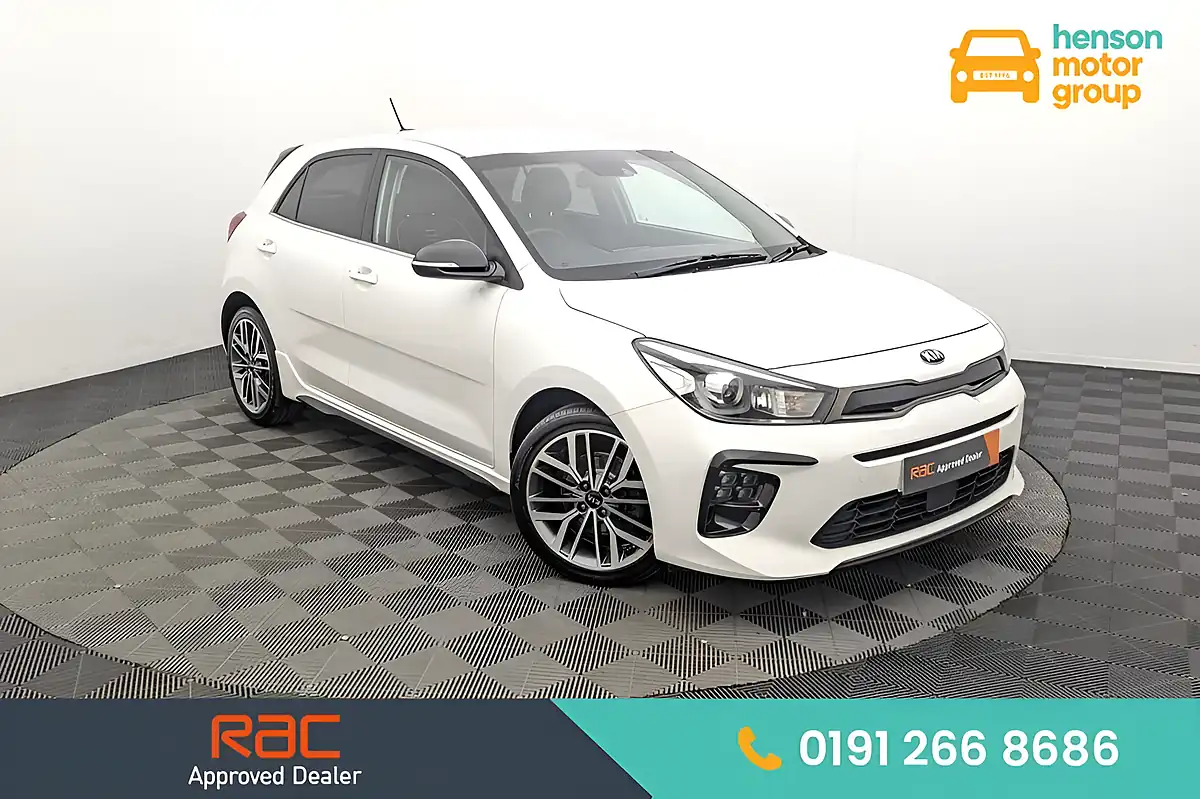 Used 2019 Kia Rio GT-Line White - Front View