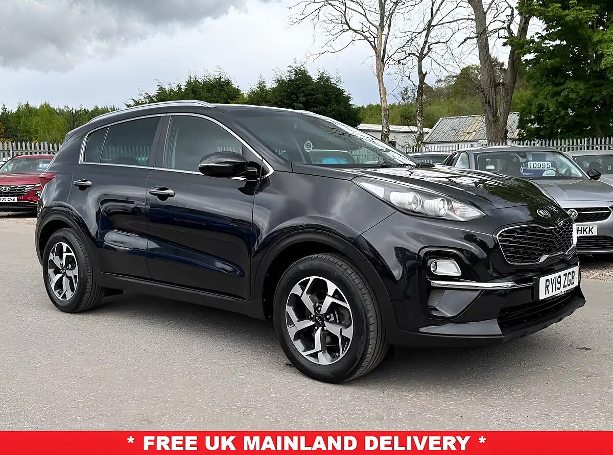 Used 2019 Kia Sportage 2 Phantom Black - Front View