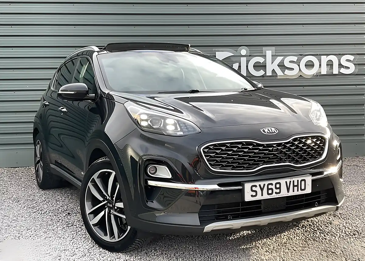Used 2019 Kia Sportage 4 Black - Front View