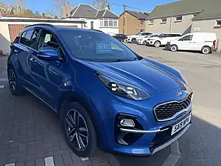 Used 2019 Kia Sportage 4 Blue - Interior and Exterior details 3