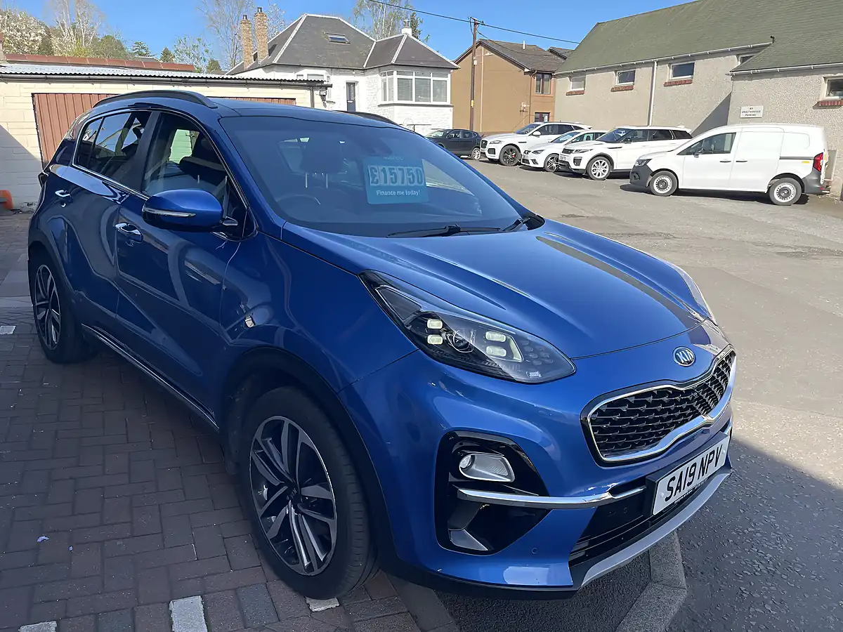 Used 2019 Kia Sportage 4 Blue - Interior and Exterior details 3