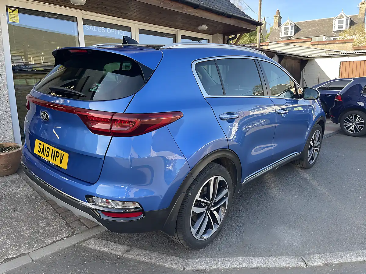 Used 2019 Kia Sportage 4 Blue - Interior and Exterior details 4
