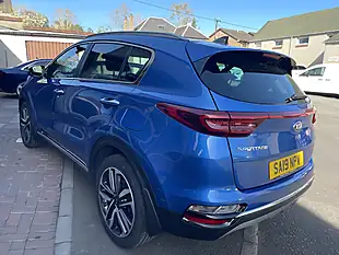 Used 2019 Kia Sportage 4 Blue - Interior and Exterior details 5
