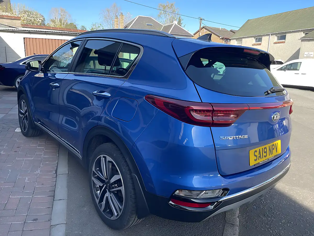 Used 2019 Kia Sportage 4 Blue - Interior and Exterior details 5