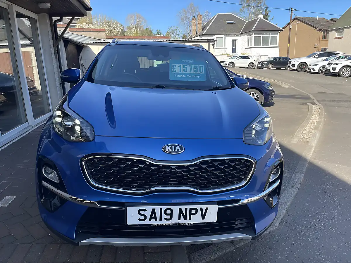 Used 2019 Kia Sportage 4 Blue - Interior and Exterior details 7