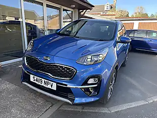 Used 2019 Kia Sportage 4 Blue - Interior and Exterior details 8