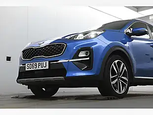 Used 2019 Kia Sportage 4 Blue - Interior and Exterior details 6