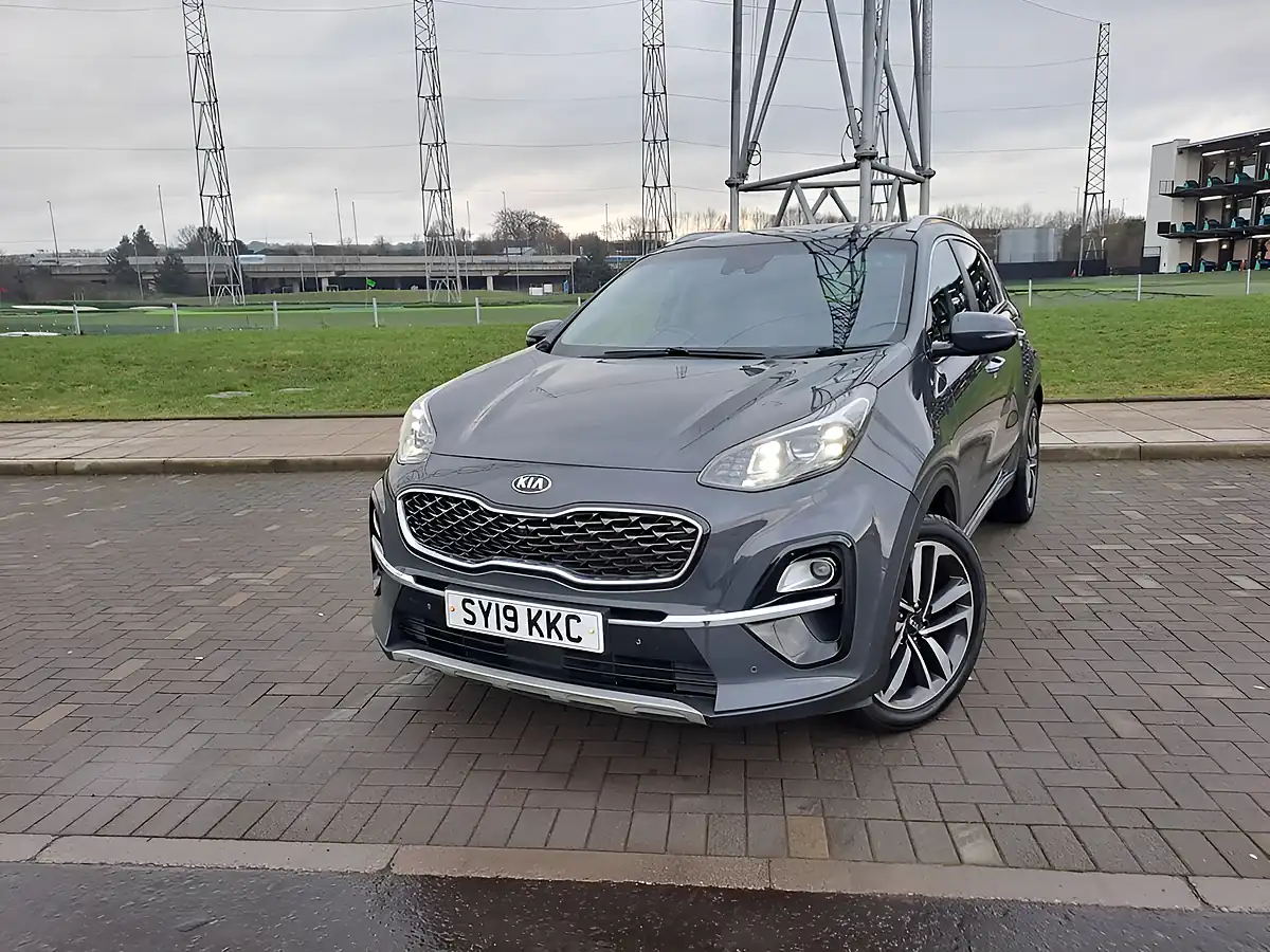 Used 2019 Kia Sportage 4 Grey - Front View