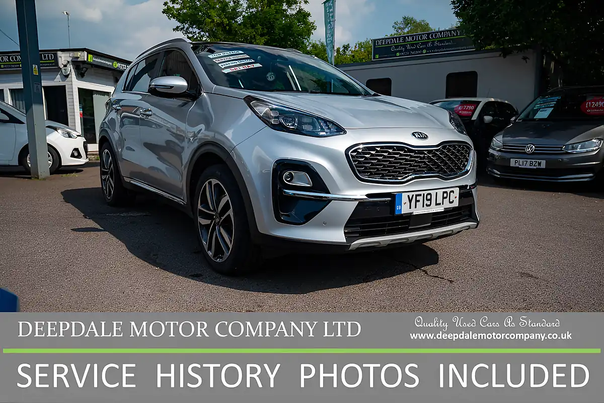 Used 2019 Kia Sportage 4 Isg 5DR Silver Frost - Front View