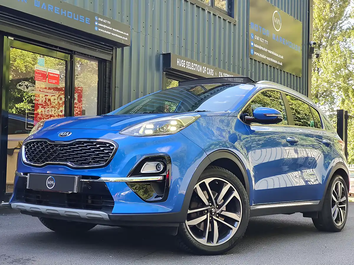 Used 2019 Kia Sportage Ecodynamics+ Blue - Front View