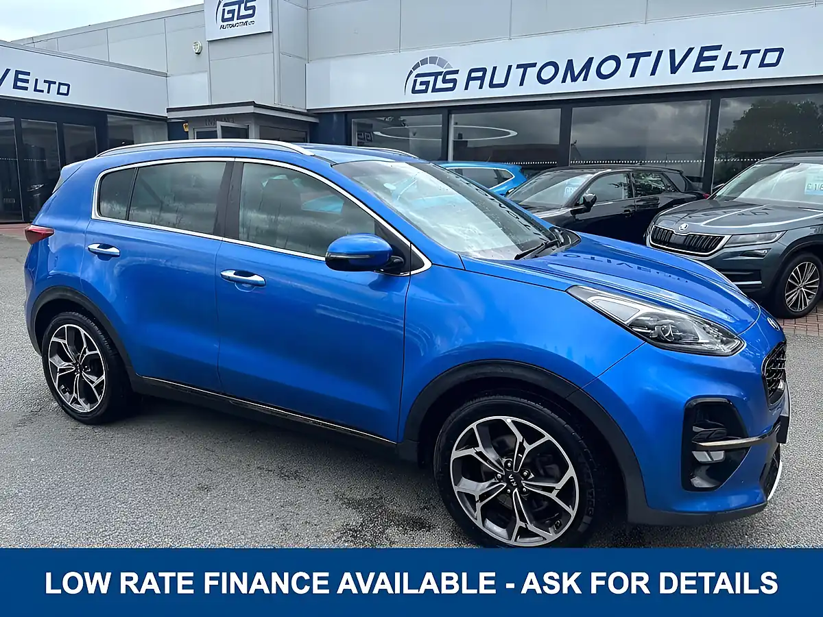 Used 2019 Kia Sportage GT-Line Blue Flame - Front View