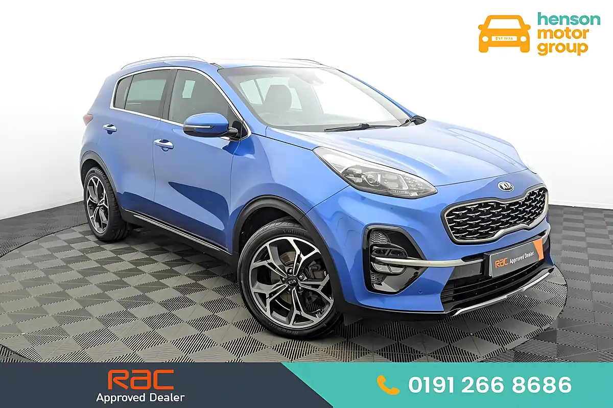Used 2019 Kia Sportage GT-Line Blue - Front View