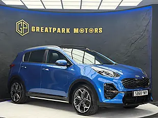 Used 2019 Kia Sportage GT-Line S Blue - Interior and Exterior details 3