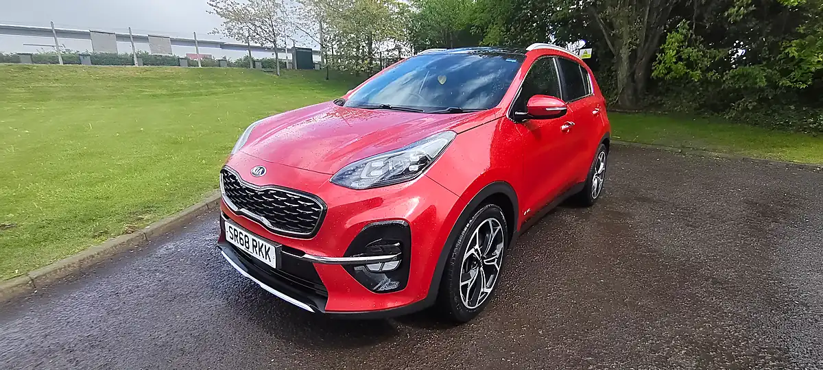 Used 2019 Kia Sportage GT-Line S Red - Front View
