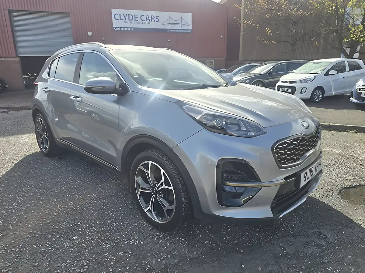 Used 2019 Kia Sportage GT-Line Silver - Front View