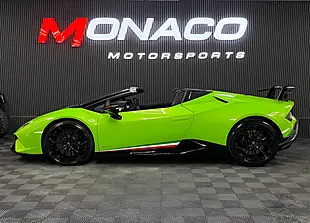 Used 2019 Lamborghini Huracan Performante Spyder Green - Interior and Exterior details 7