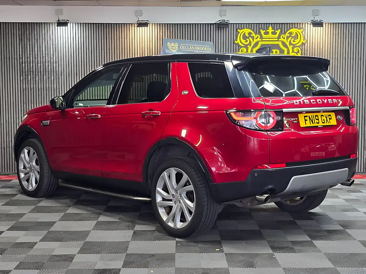 Used 2019 Land Rover Discovery Sport Hse Luxury Red - Interior and Exterior details 9
