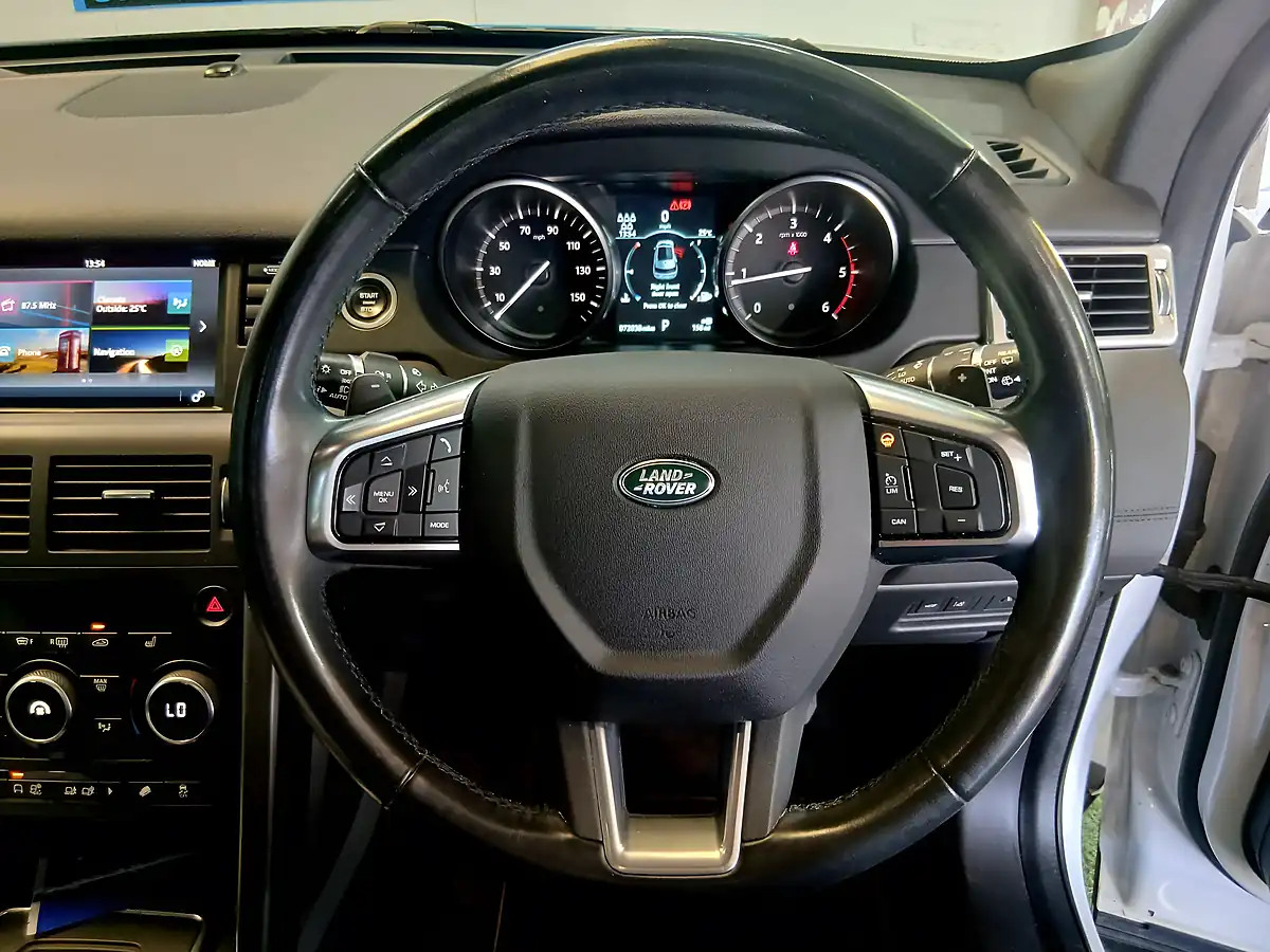 Used 2019 Land Rover Discovery Sport Landmark White - Interior and Exterior details 12