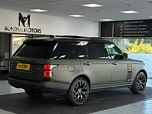 Used 2019 Land Rover Range Rover Autobiography Blue - Interior and Exterior details 10