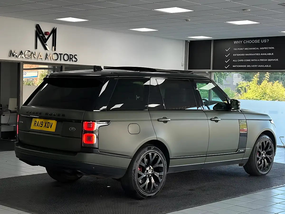 Used 2019 Land Rover Range Rover Autobiography Blue - Interior and Exterior details 10