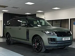 Used 2019 Land Rover Range Rover Autobiography Blue - Interior and Exterior details 2