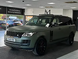 Used 2019 Land Rover Range Rover Autobiography Blue - Interior and Exterior details 5
