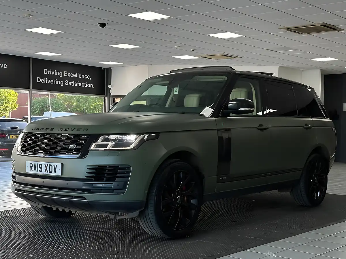 Used 2019 Land Rover Range Rover Autobiography Blue - Interior and Exterior details 6