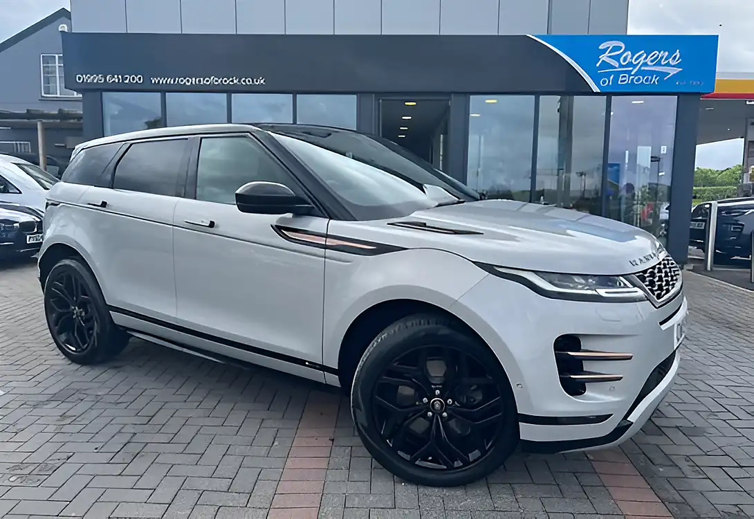 Used 2019 Land Rover Range Rover Evoque First Edition Seoul Pearl Silver - Front View